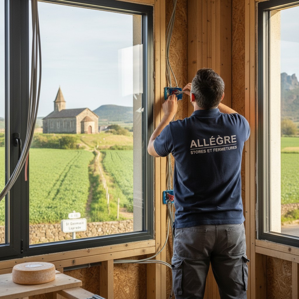 ASF- ALLEGRE STORES ET FERMETURES - Électricien à Saint-Germain-Laprade